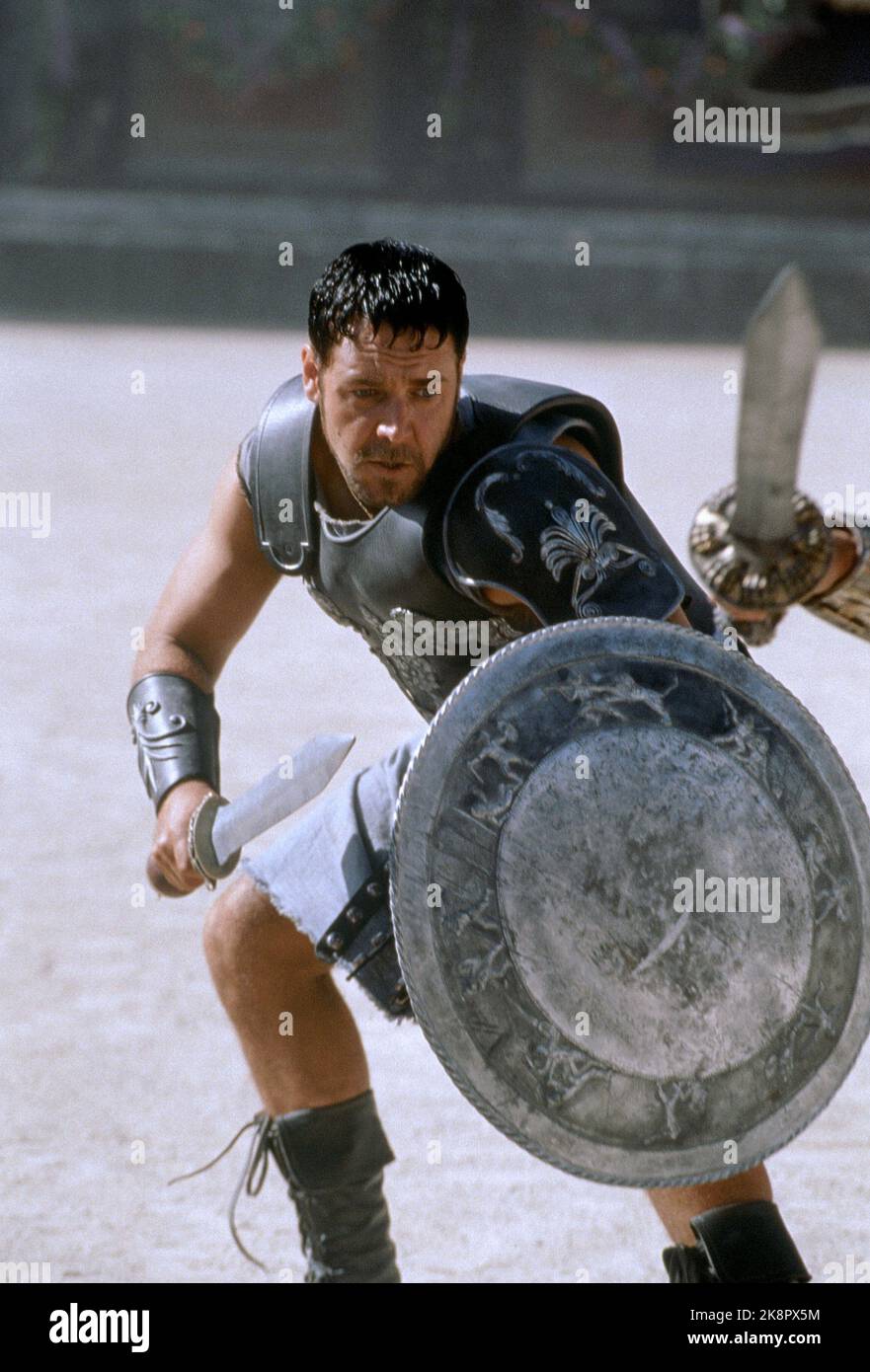 Gladiator Russell Crowe Foto Stock