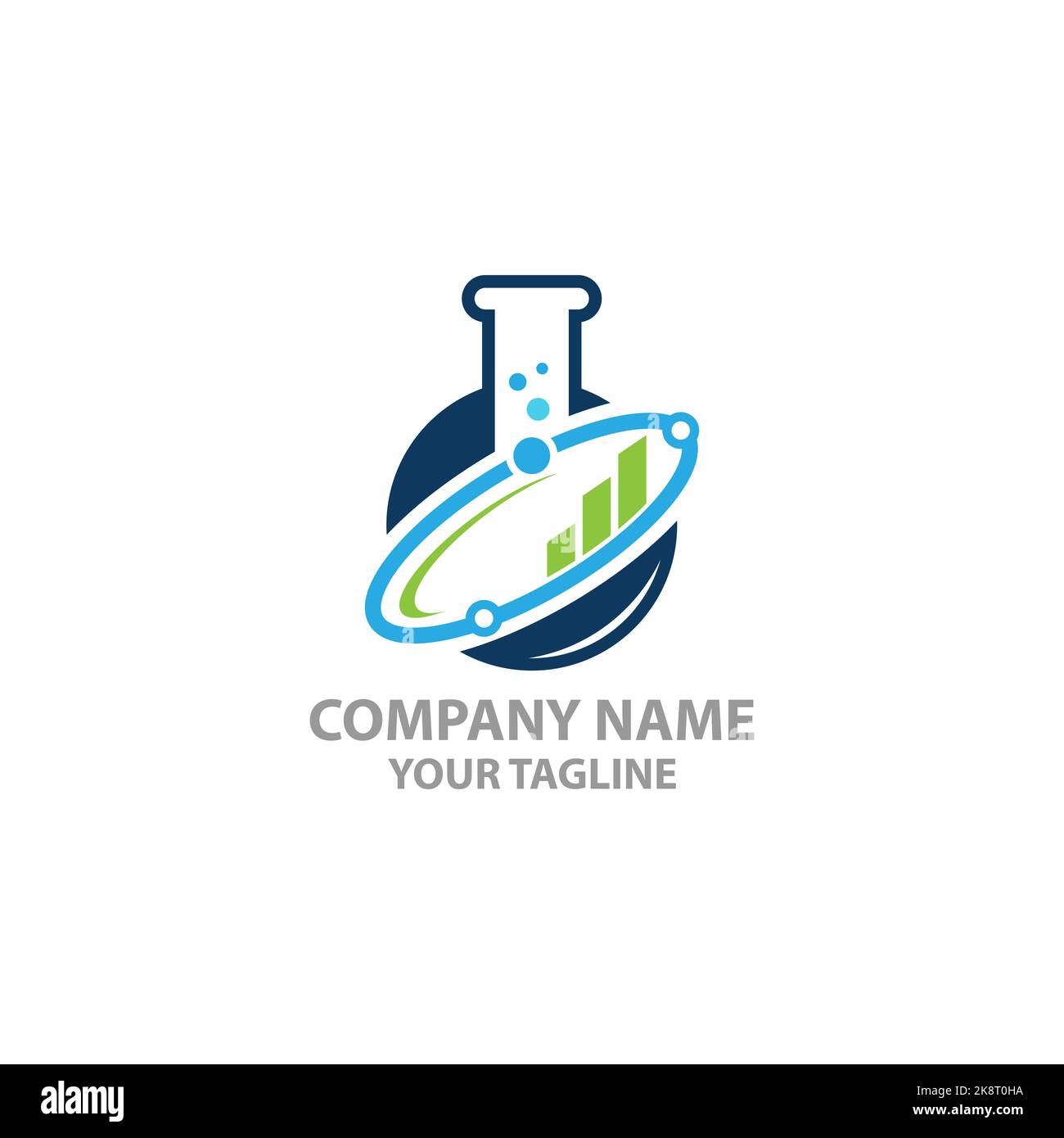 Lab Analytic Logo Icon Design.EPS10 Illustrazione Vettoriale