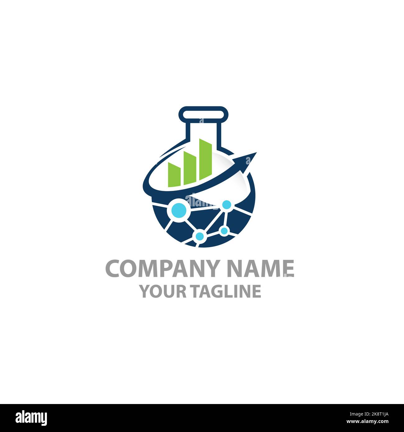 Lab Analytic Logo Icon Design.EPS10 Illustrazione Vettoriale