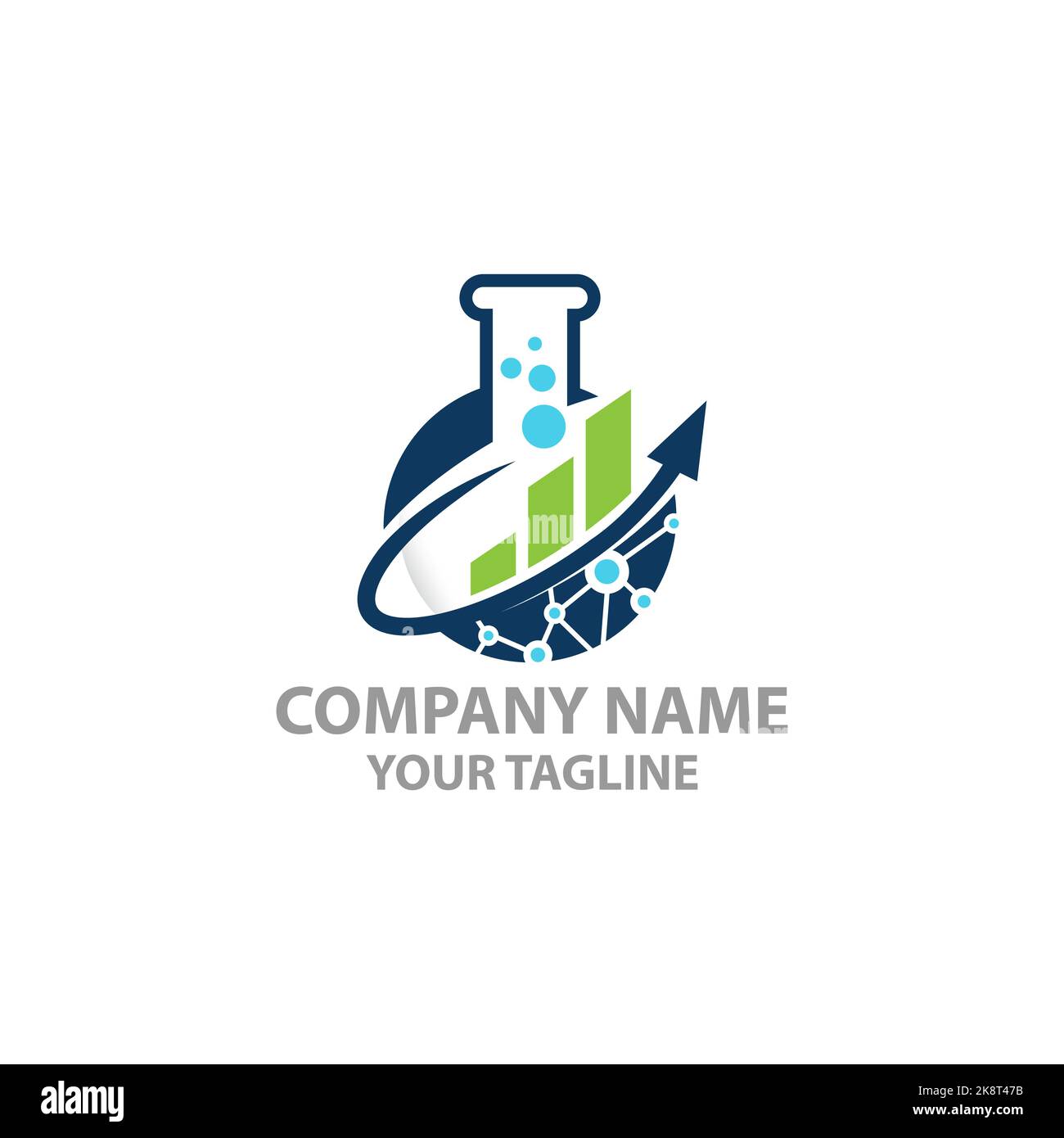 Lab Analytic Logo Icon Design.EPS10 Illustrazione Vettoriale