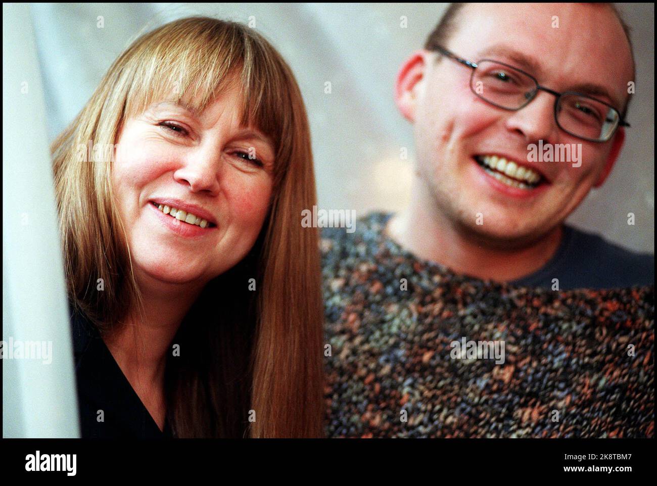 Oslo 19980305. Bugge Wesseltoft e Sidsel Endren rilasciano il loro secondo album jazz. 'Duplex Ride' riflette sul nostro viaggio musicale congiunto, dice il duo Foto: Helge Hansen / NTB / NTB Foto Stock