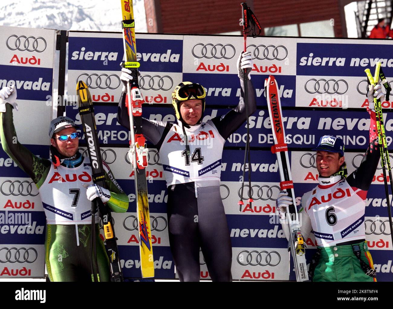 Sierra Nevada, Spagna Febbraio 1996. Lasse Kjus. Foto; Tor Richardsen / NTB Foto Stock