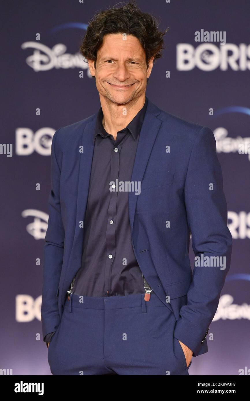 Roma, Italia - 24 ottobre: Andrea Sartoretti partecipa al Red Carpet di 'Boris 4' in occasione del 17th° Festival di Roma all'Auditorium Parco della Musica, il 24 ottobre 2022 a Roma. Foto Stock
