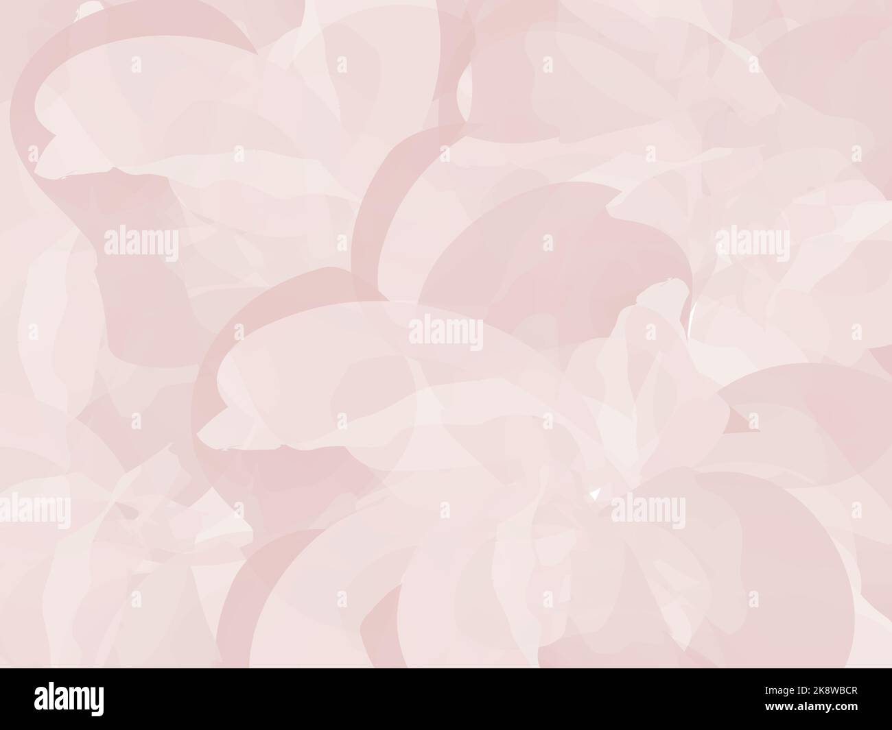Sfondo d'arte acquerello in rosa o rosa stilizzato come fiori rose o peonie per la cancelleria e la pubblicità, cosmetici, invito di nozze, a fare liste Illustrazione Vettoriale