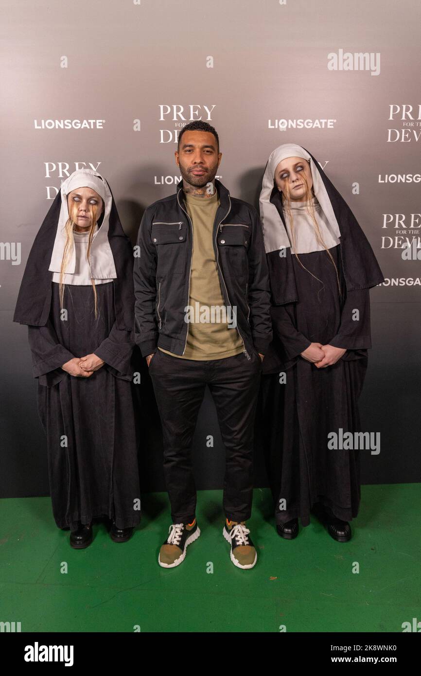 Londra, Regno Unito. 24th Ott 2022. Jermaine Pennant partecipa alla "Prey for the Devil" Celebrity Experience a Londra. (Foto di Phil Lewis/SOPA Images/Sipa USA) Credit: Sipa USA/Alamy Live News Foto Stock