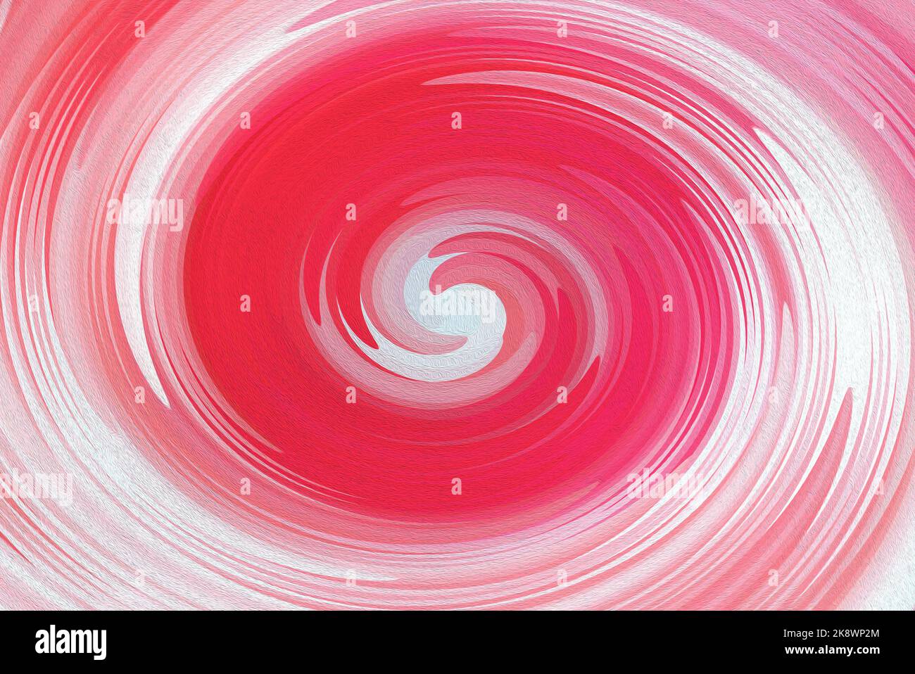 Sfondo in tessuto colorato. Sfondo astratto colorato, circolare e floreale. Colori rosso e bianco Foto Stock