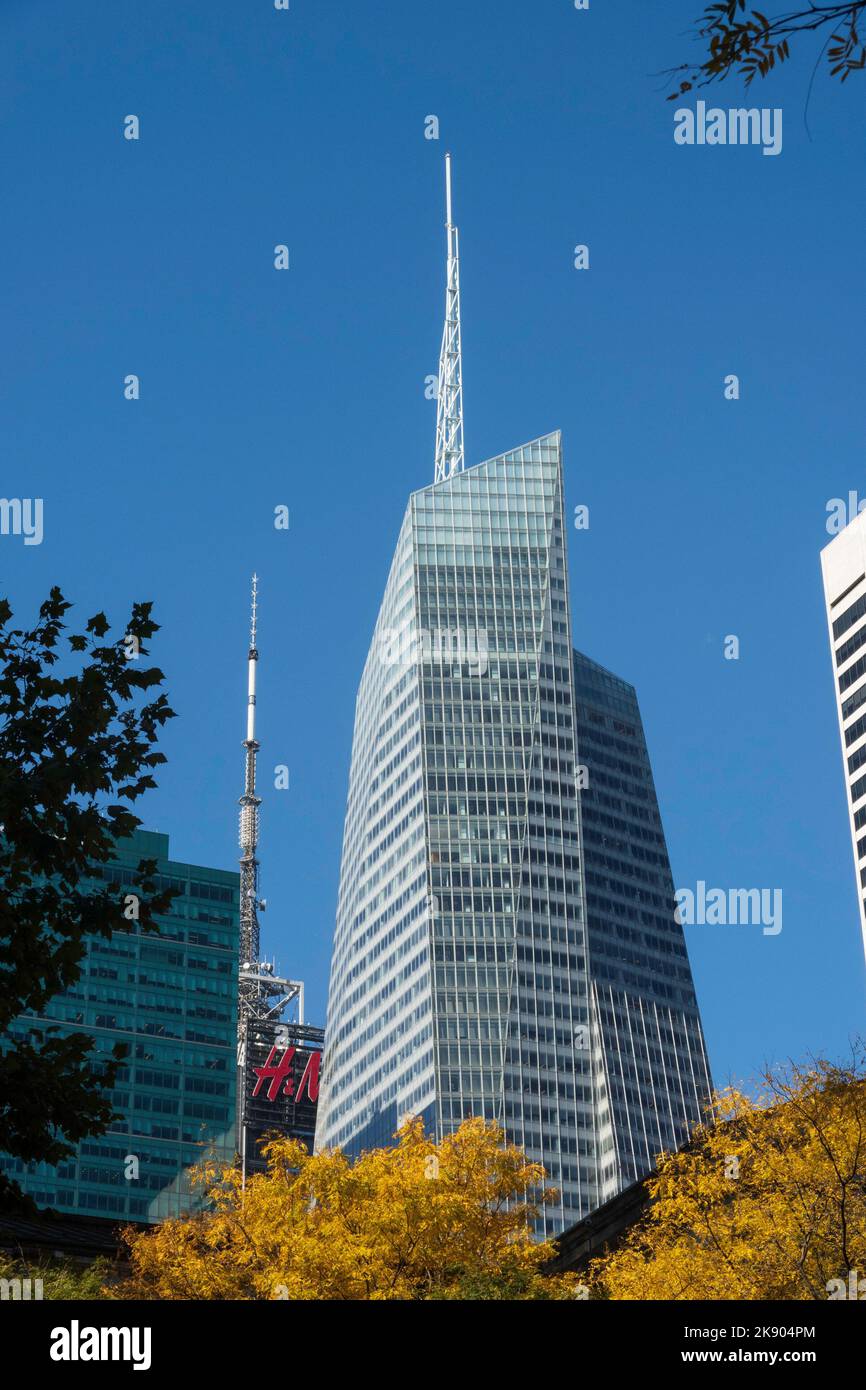 Bank of America Tower at One Bryant Park a New York City, USA 2022 Foto Stock