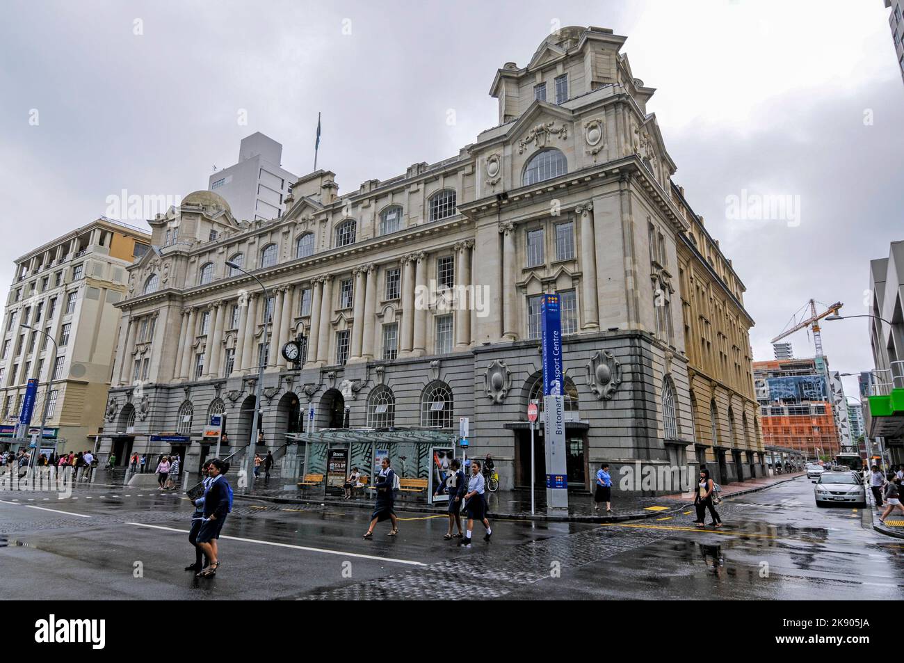 Stazione ferroviaria principale di Auckland a Auckland, sull'Isola del Nord, in Nuova Zelanda Foto Stock