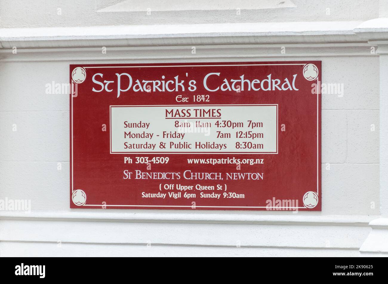 Cattedrale di San Patrizio ad Auckland, Nuova Zelanda Foto Stock