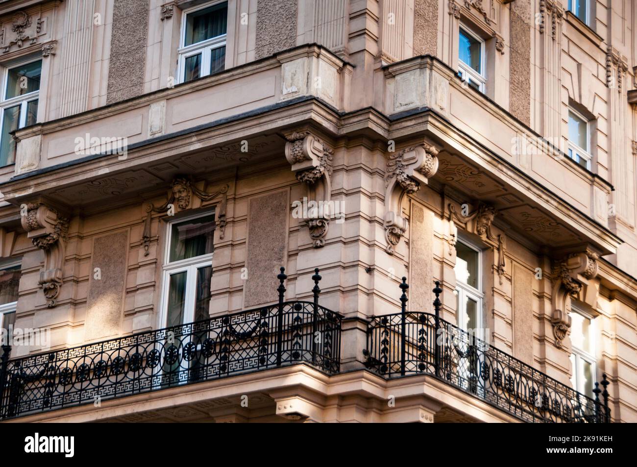 Art Nouveau a Vienna, Austria. Foto Stock