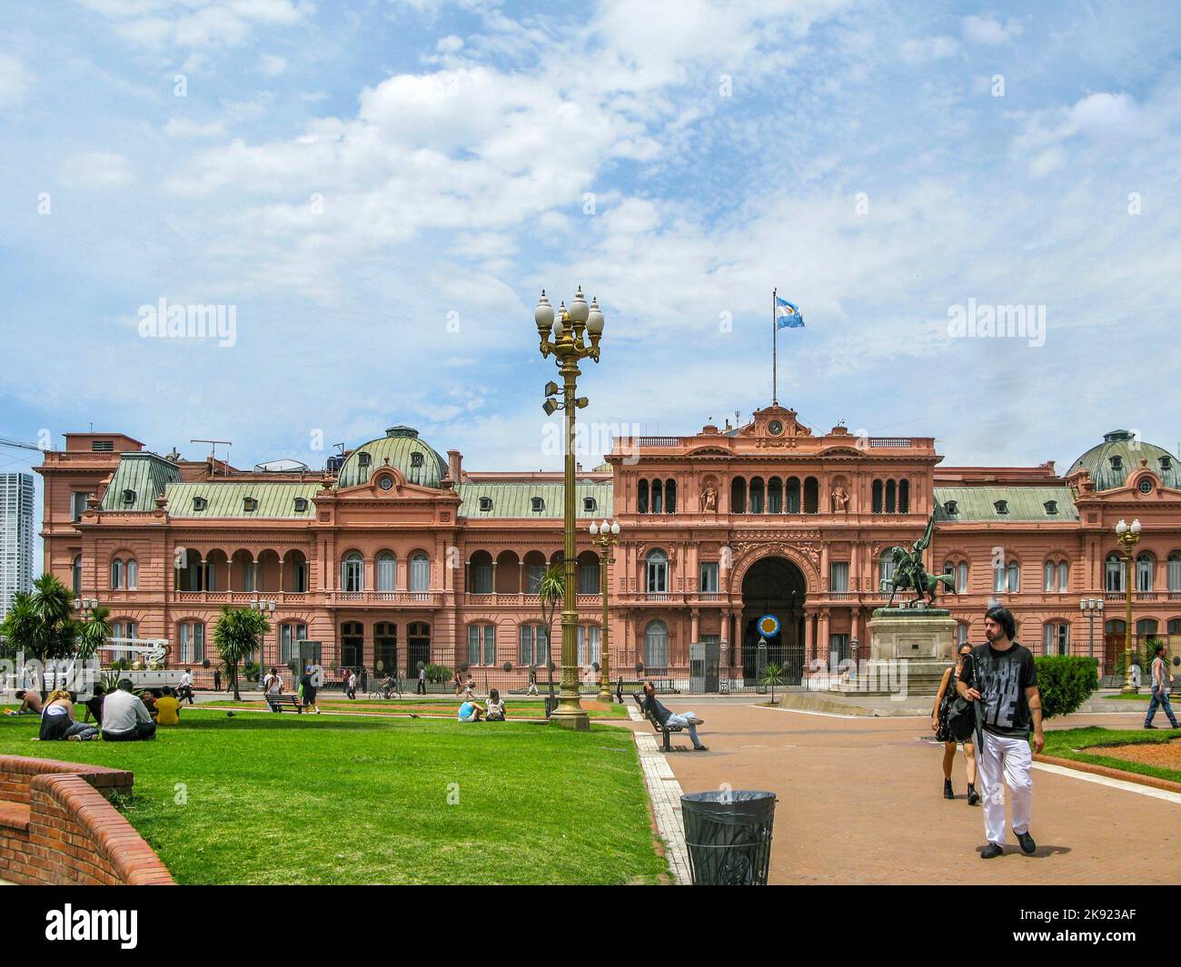 BUENOS AIRES, ARGENTINA 26 GENNAIO 2015: Casa Rosada (casa rosa) Buenos Aires Argentina.la Casa Rosada è la sede ufficiale del ramo esecutivo di Foto Stock