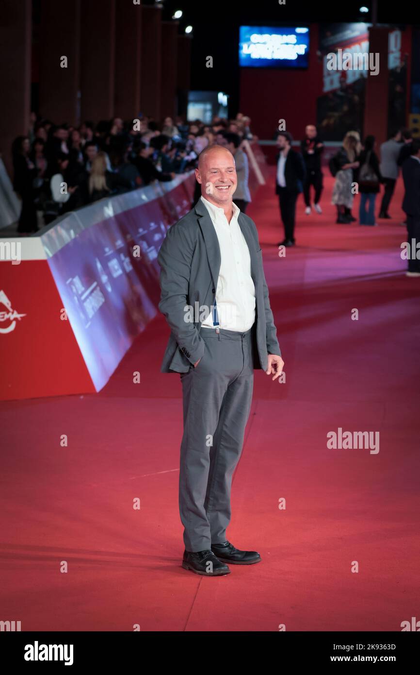 ROMA, ITALIA - 22 OTTOBRE 2022: Pietro Sermonti partecipa al red carpet del film 'sono Lillo' al Rome Film Fest 17th. Foto Stock