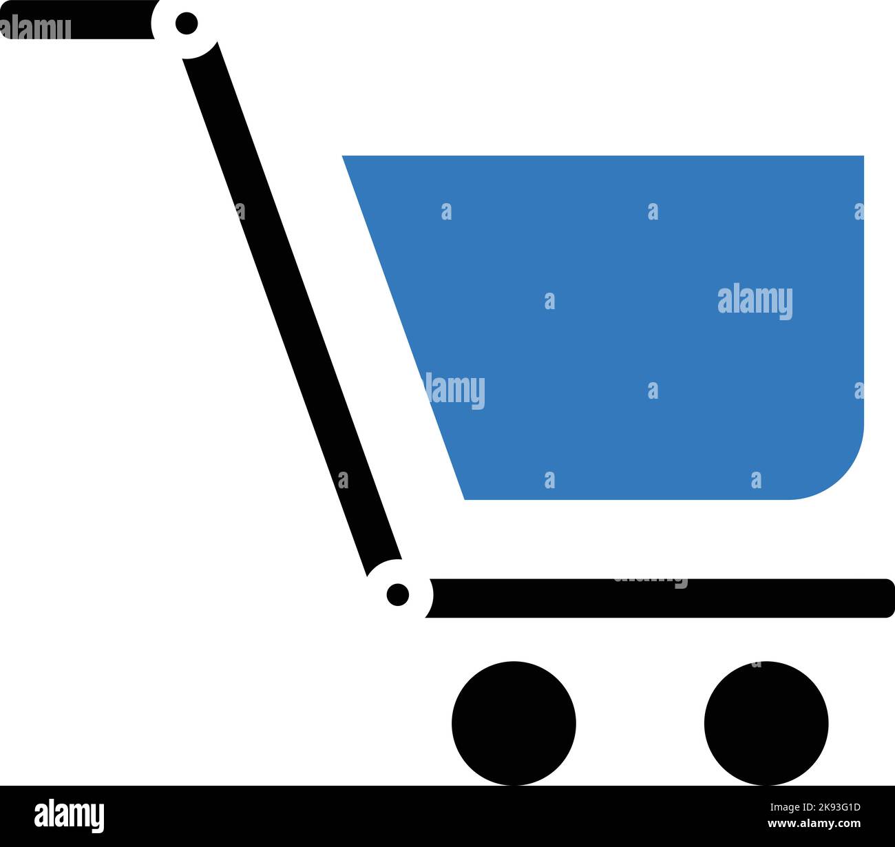 Carrello carrello carrello carrello icona shopping Illustrazione Vettoriale