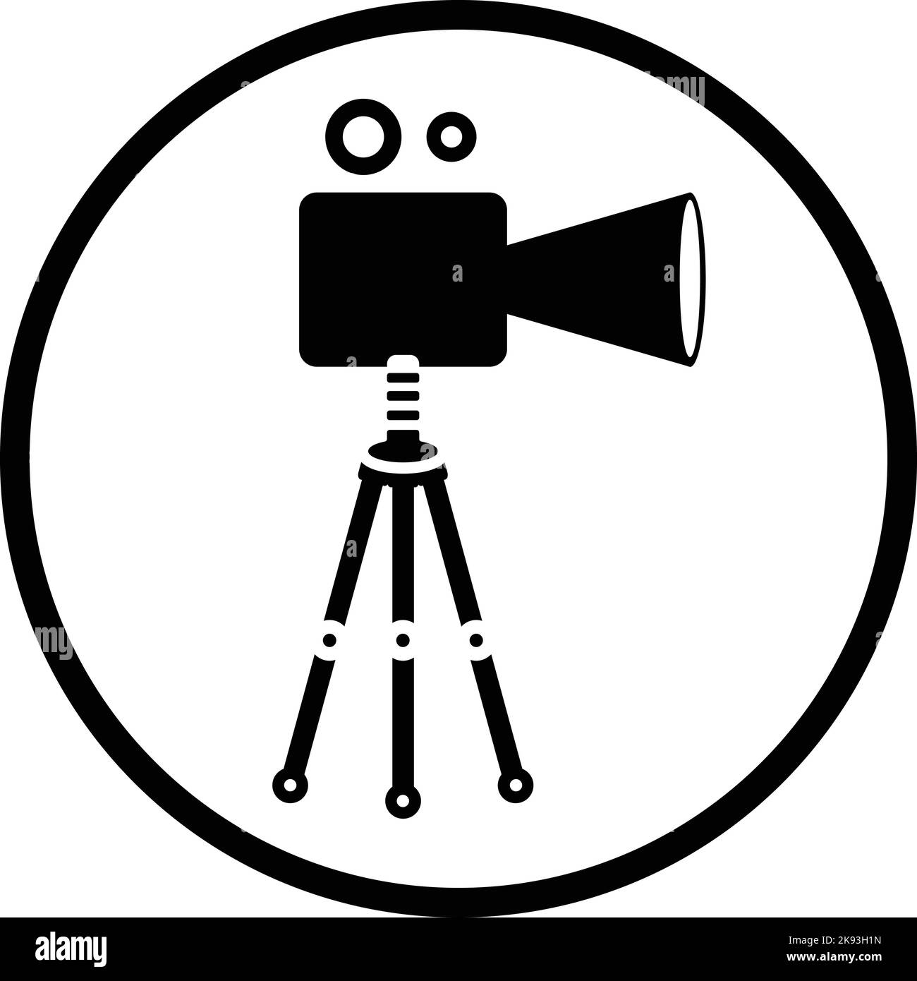 Icona fotocamera retro precedente Illustrazione Vettoriale