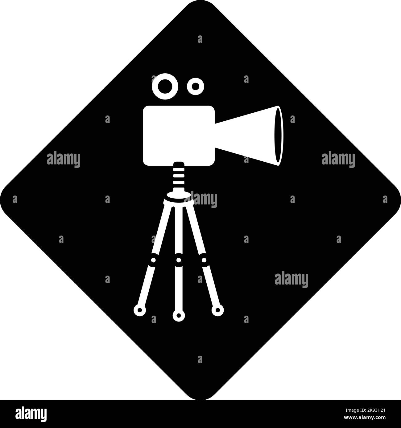 Icona fotocamera retro precedente Illustrazione Vettoriale