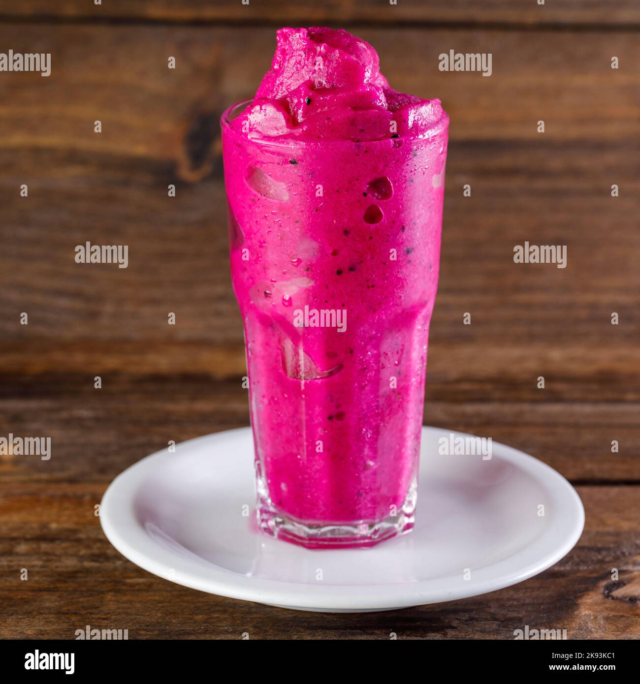 vari frullati di frutta Foto Stock