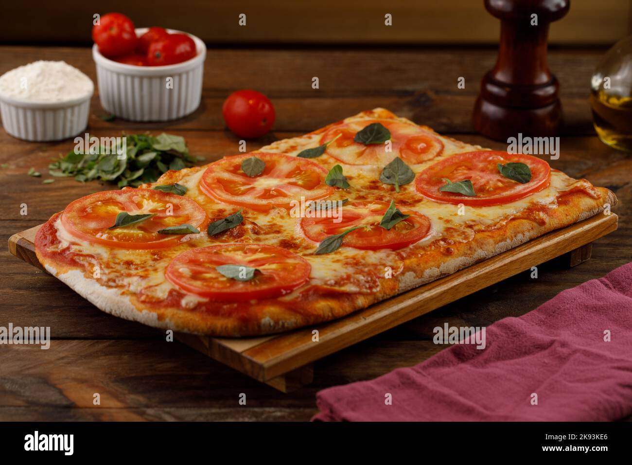 piazza margherita pizza Foto Stock