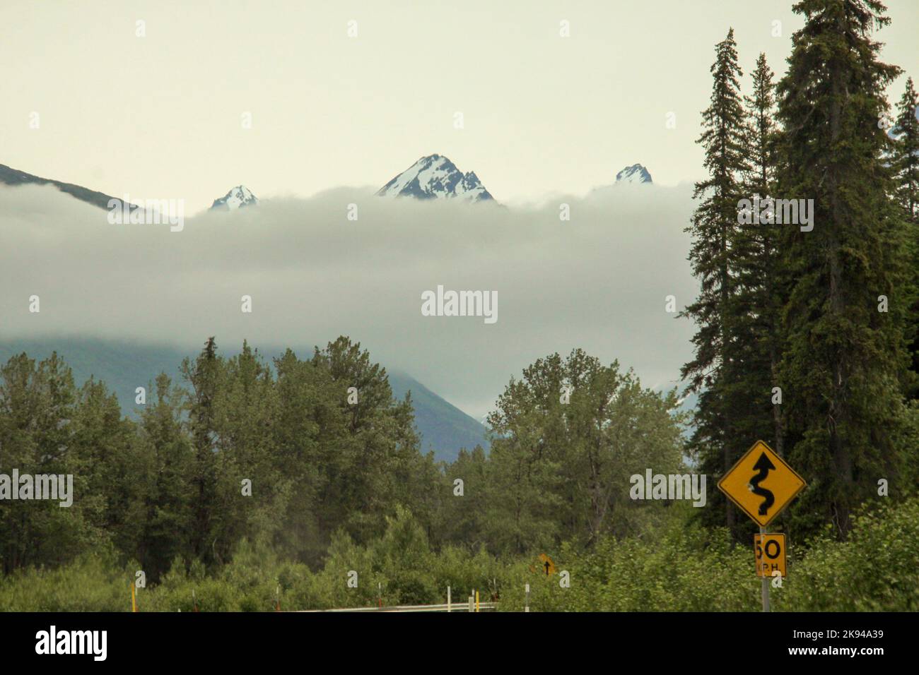 Moose Pass, Kenai Peninsula Borough, Alaska Foto Stock