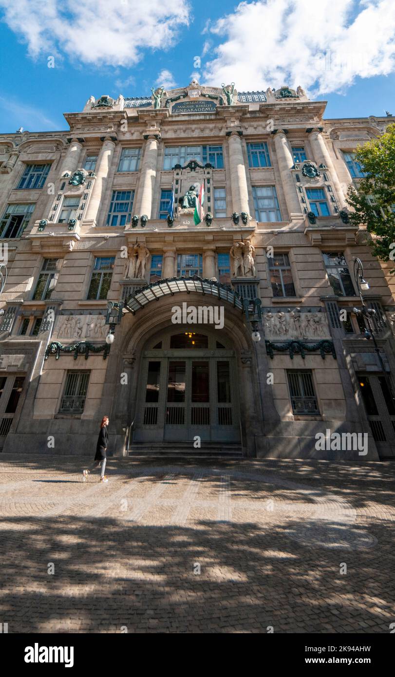 Accademia musicale Franz Liszt, Budapest Ungheria fotografata a Liszt Ferenc Ter (Piazza Franz Liszt) Budapest Ungheria Foto Stock