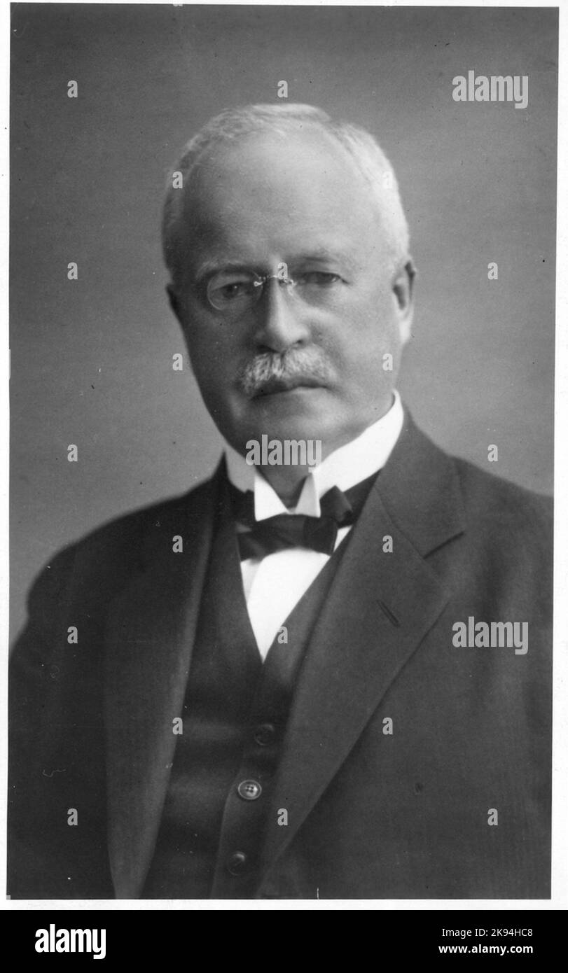 Primo ispettore del traffico Albert E. T. Wannholm. Foto Stock