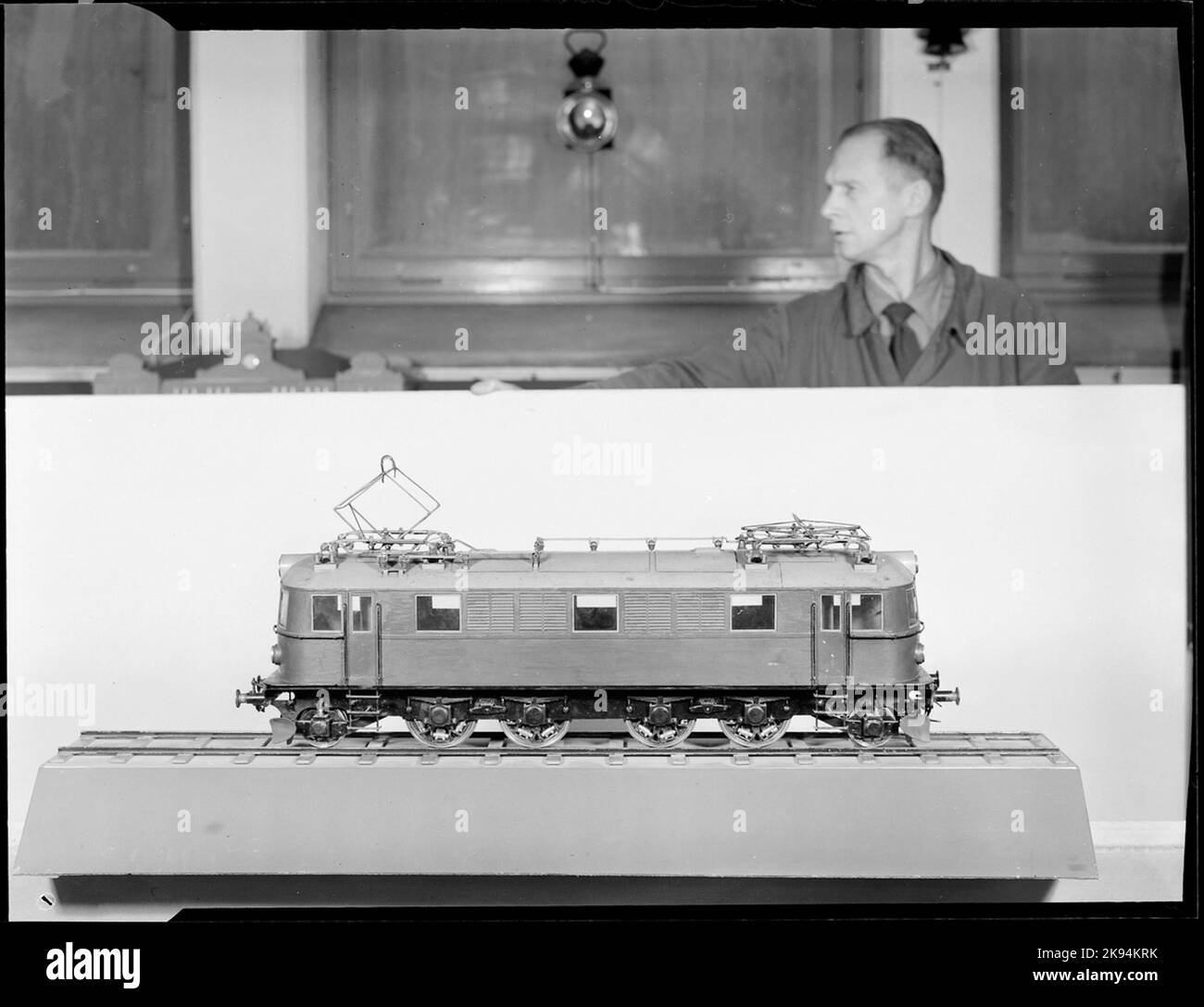 Modello di locomotiva sperimentale per la locomotiva F. Foto Stock