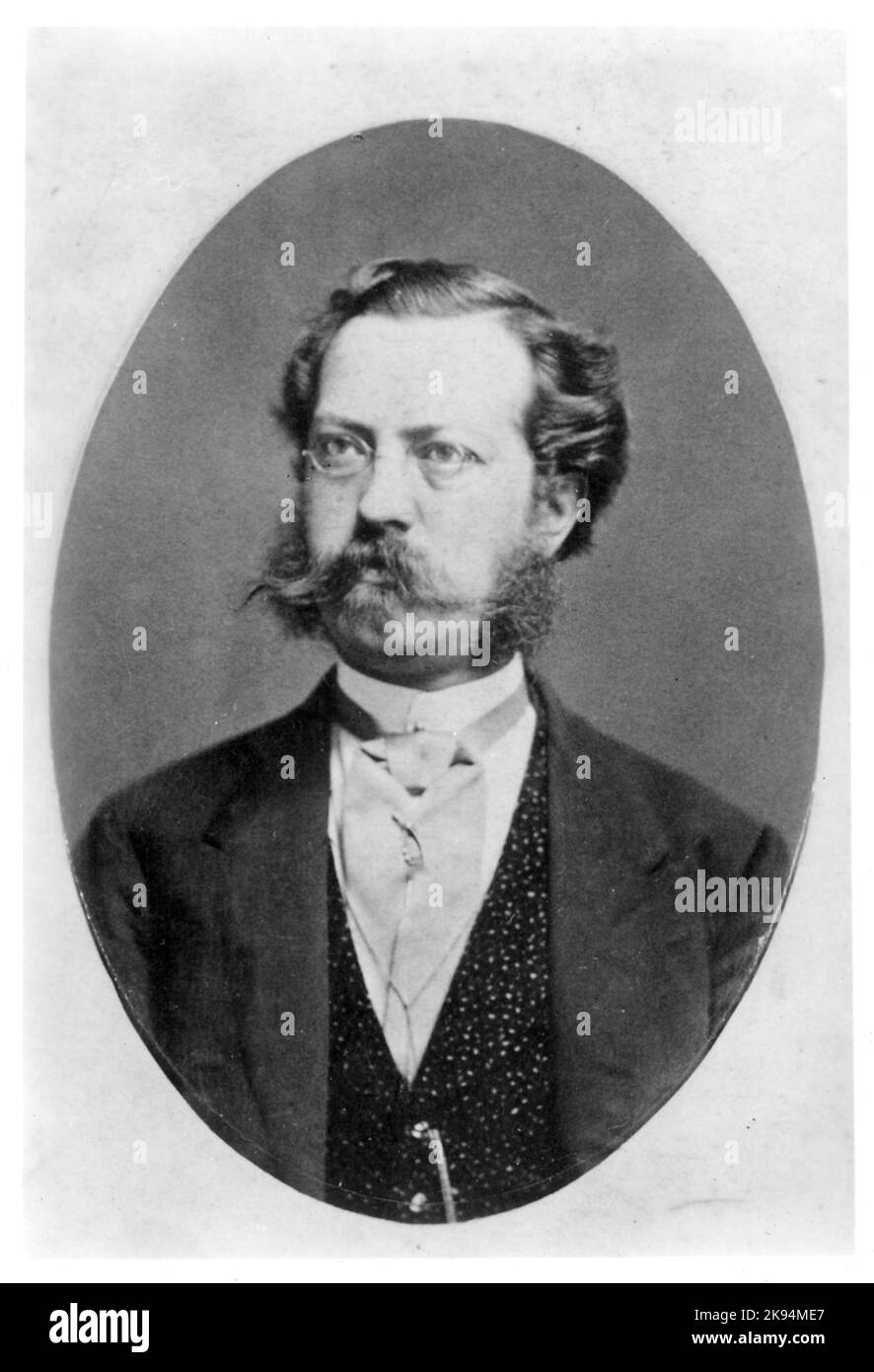 Axel Krogh, Stins in Järna 1861-1874. Foto Stock