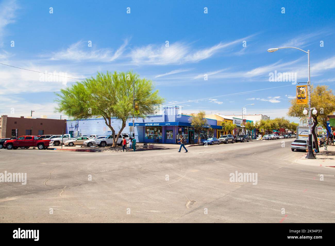 TUCSON, USA - 12 giugno: Nella città vecchia il 16,2012 giugno a TUCSON, USA. Nel 1775 fu fondato il forte Presidio San Agustin del Tucson. Oggi Tucson Foto Stock