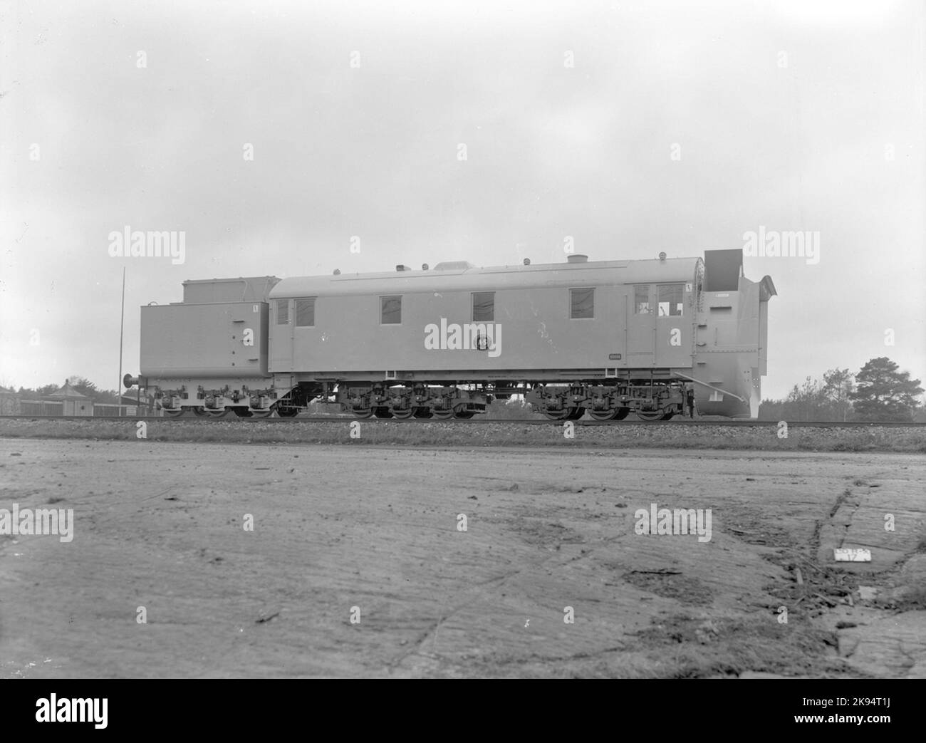 La state Railways, SJ A-5 con aratro rotante. Nydqvist & Holm AB, Nohab Foto Stock