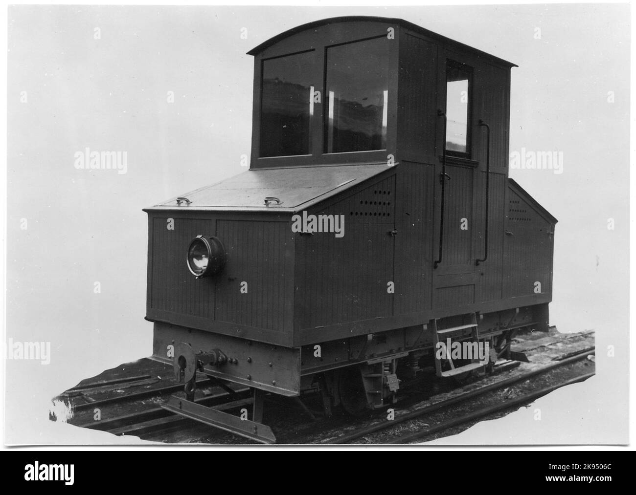Hällefors Bruks Railway, HBA Locomotiva accumulatore 1. Foto Stock