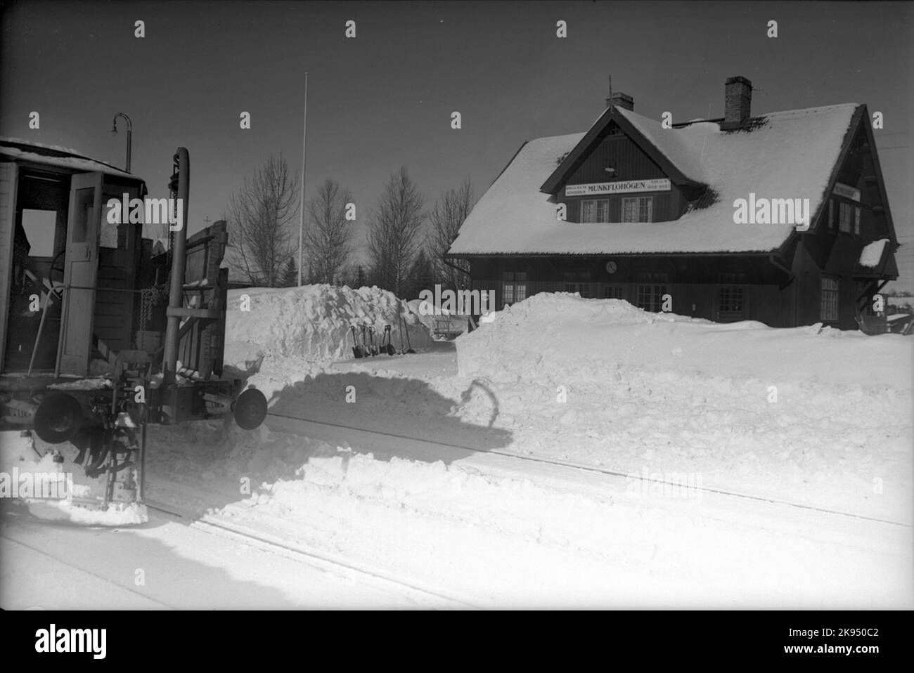 Vingplog. Stazione di Munkflohögen Foto Stock