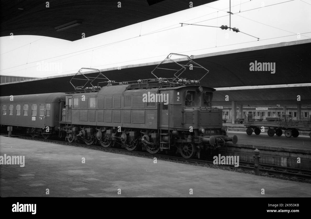 Deutsche Bahn, DB E17 106. Foto Stock