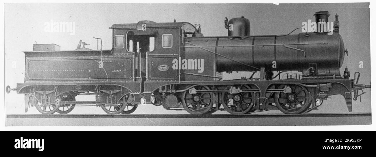 Ferrovia Oxelösund - Flen - Västmanland, Ofwj K3 28. Foto Stock