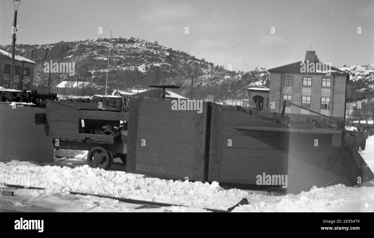 Spazzaneve su ruote, C 30; JVM Foto Stock