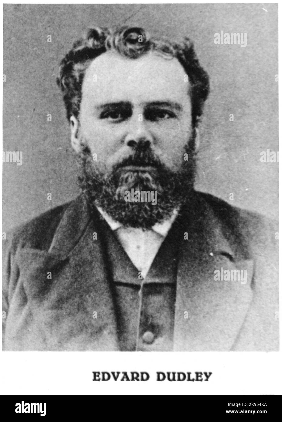 Edvard Dudley, ingegnere meccanico a Nässjö - Oskarshamns Railway, noj. Foto Stock