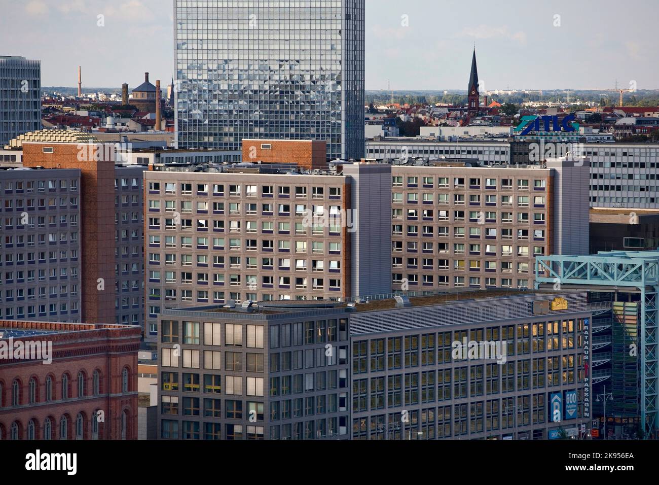 Alti edifici intorno ad Alexanderplatz, Berlin-Mitte, Germania, Berlino Foto Stock