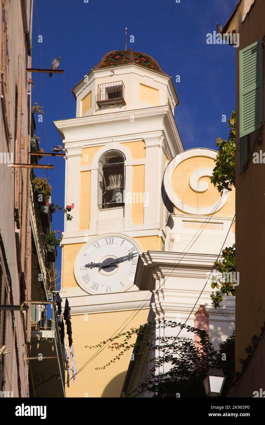 Francia, Costa Azzurra, Villefranche-sur-Mer, Église St-Michel, chiesa, Foto Stock