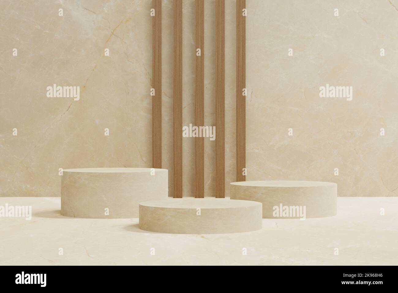 esposizione podio minima per presentazione stand prodotti di sfondo cosmetico. scena concept vetrina per nuovo prodotto, vendita promozione, banner. 3D il Foto Stock