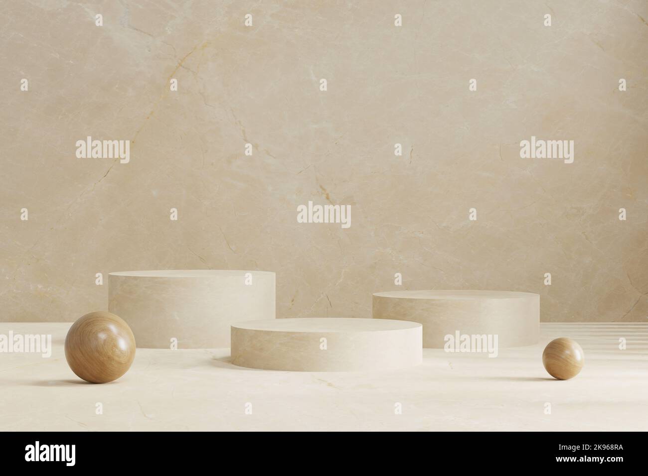 esposizione podio minima per presentazione stand prodotti di sfondo cosmetico. scena concept vetrina per nuovo prodotto, vendita promozione, banner. 3D il Foto Stock