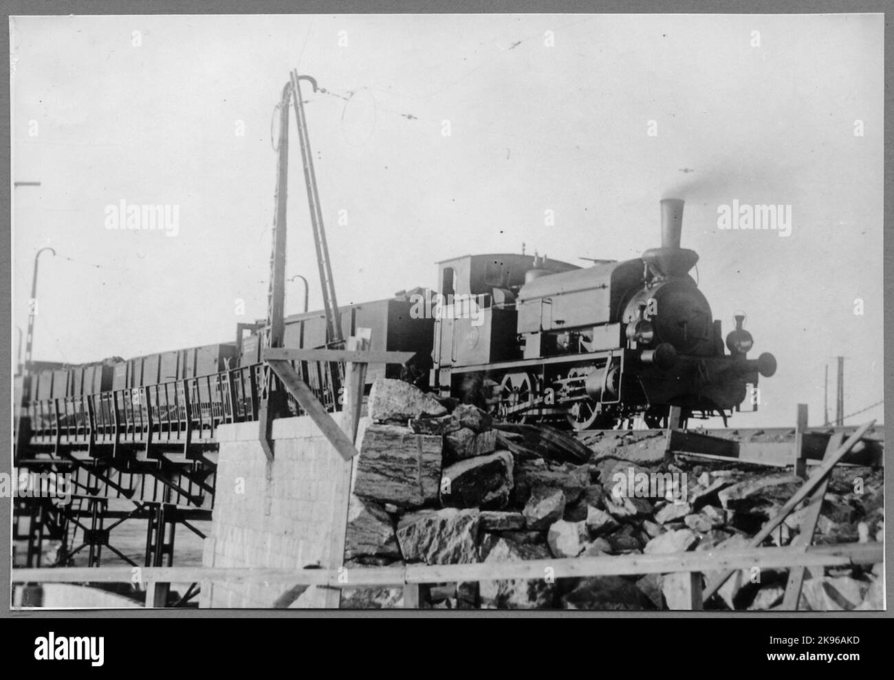 Ferrovia statale, SJ Qå 447. Foto Stock