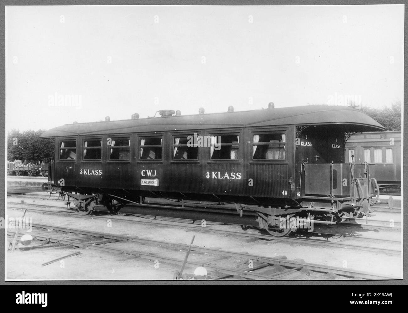 Karlskrona - Växjö Railway, CWJ C3 45. Foto Stock