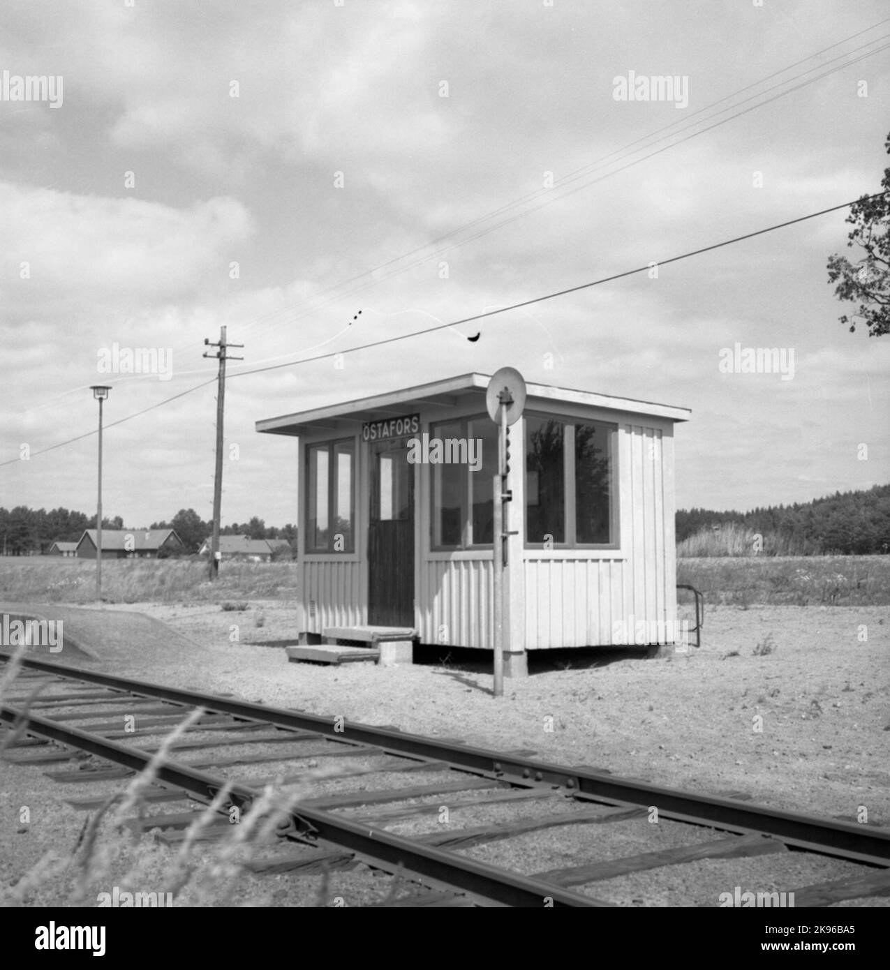 Östafors stop Foto Stock