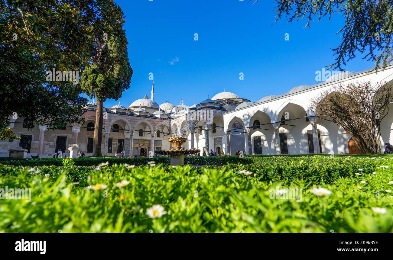 Il Palazzo di Topkapi ad Istanbul in Turchia. Foto Stock