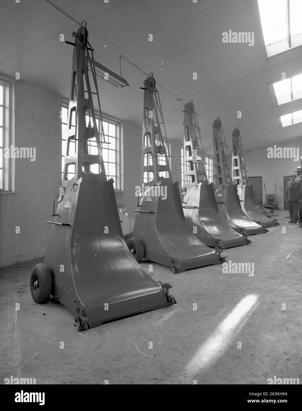 Tiri dell'apparato di caricamento del legno Foto Stock