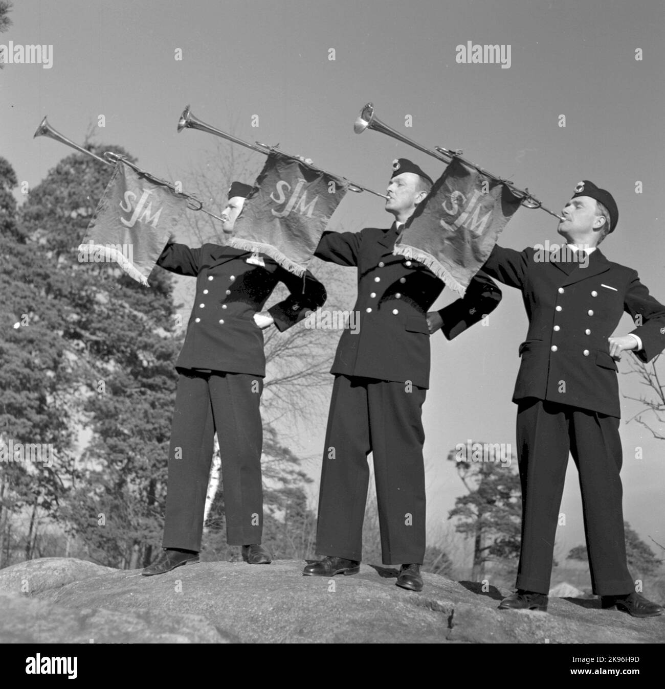 Coro di musica delle ferrovie svedesi Foto Stock