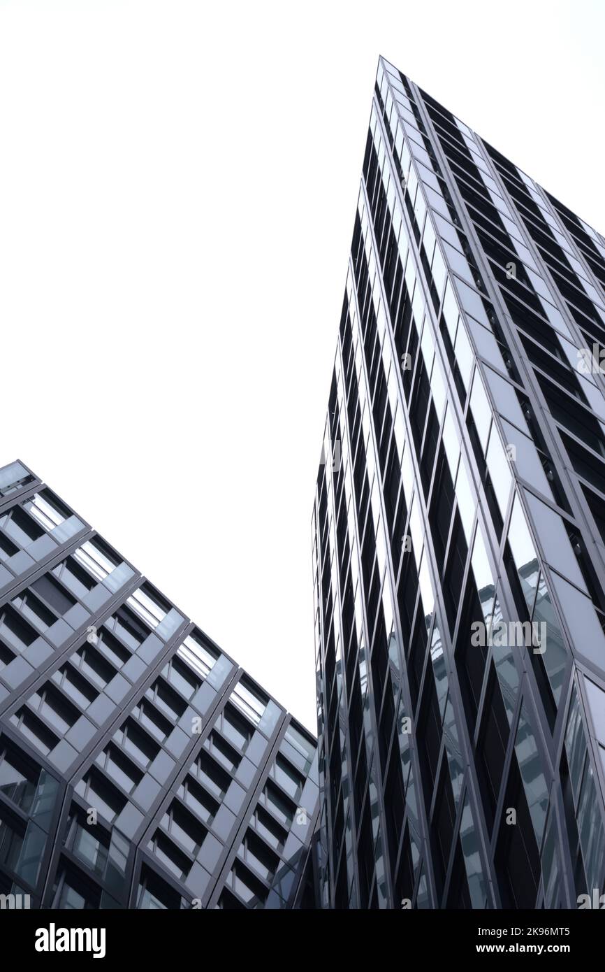 Amburgo, Germania - Settembre 2022: Dancing Towers (Tanzende TUrme) progettato da Hadi Teherani Architects Foto Stock