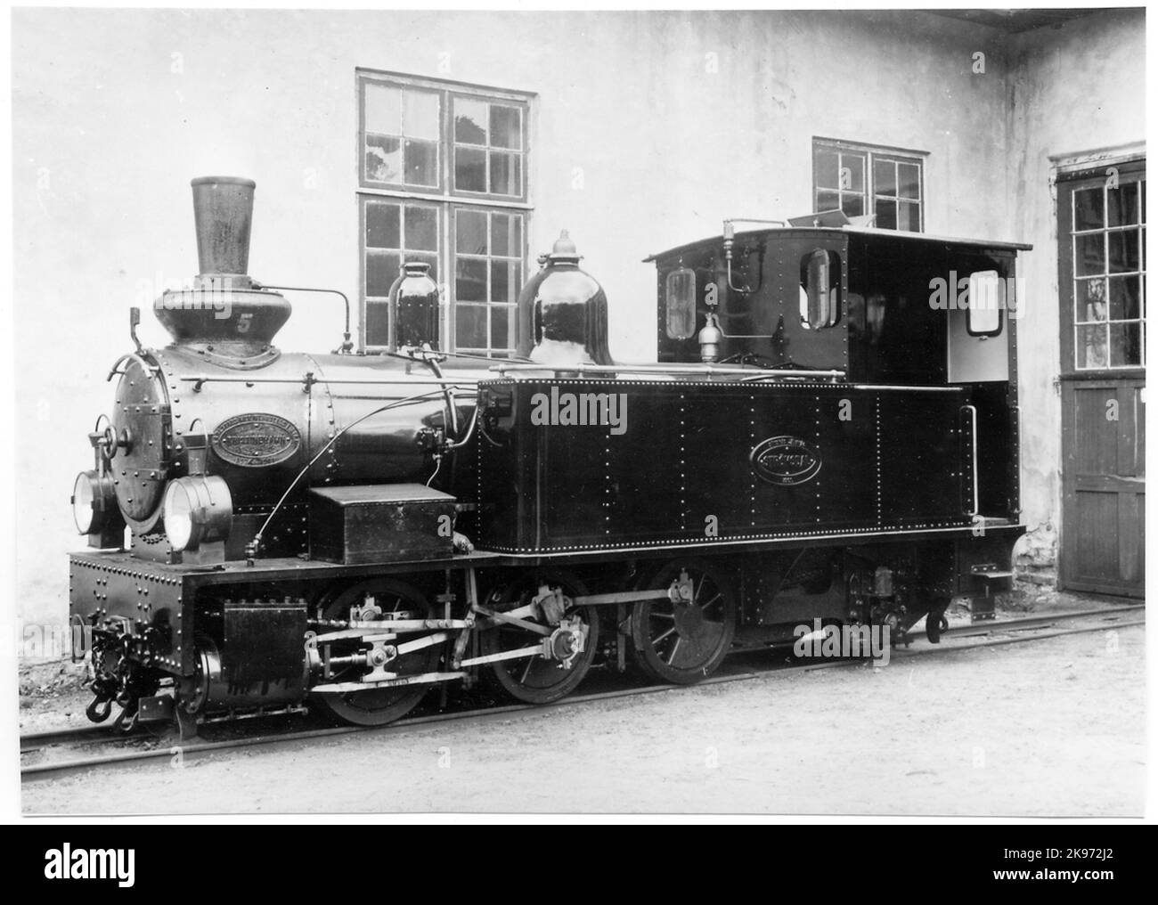 Sävsnäs Railway, SVJ Lok 5 'Strömsdal'. Foto Stock