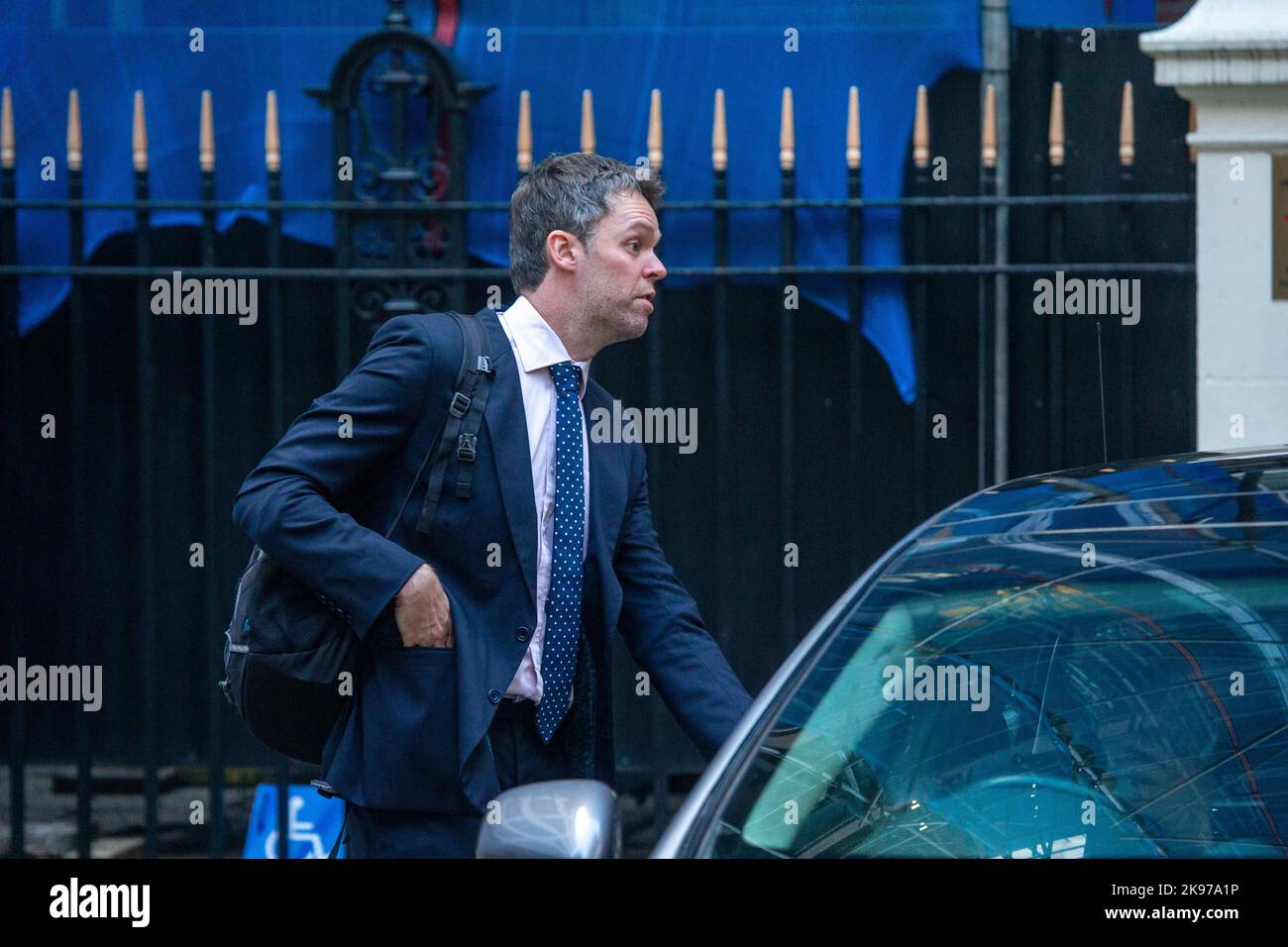 Londra, Inghilterra, Regno Unito. 24th Ott 2022. Il consigliere di Rishi Sunak, LIAM BOOTH-SMITH, è stato visto al CCHQ. (Credit Image: © Tayfun Salci/ZUMA Press Wire) Foto Stock
