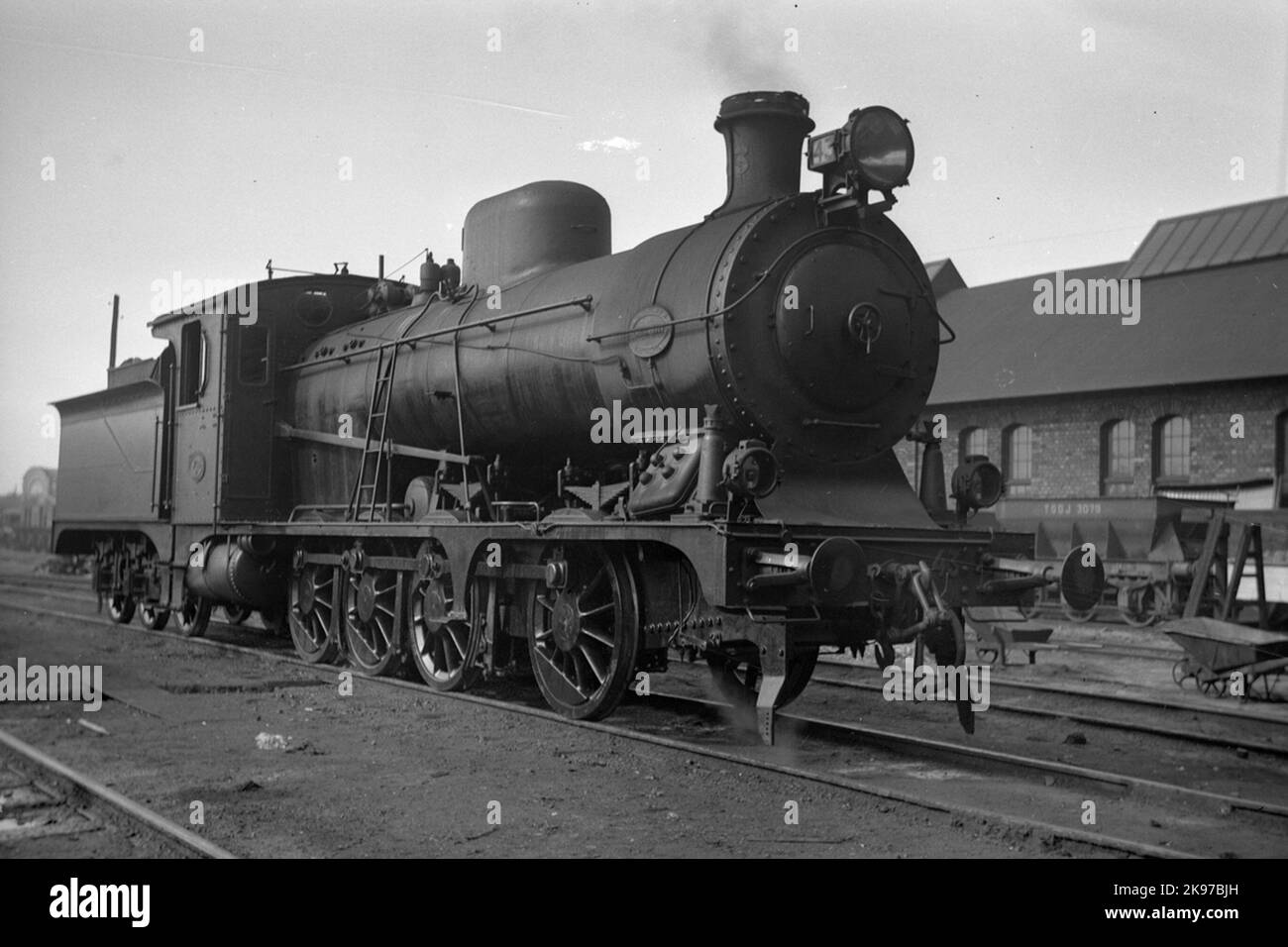 Traffico AB Grängesberg - Oxelösund Ferrovia, TGU M 43, demolita nel 1954. Foto Stock