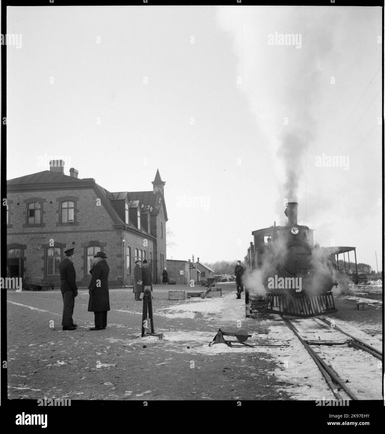 Stazione ferroviaria. Foto Stock