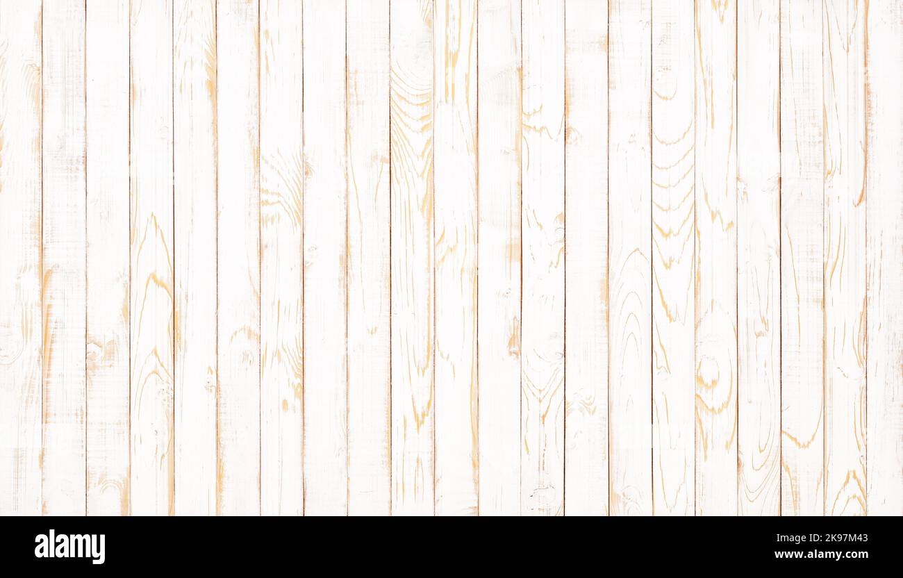 pannello di legno imbiancato con motivi naturali, superficie di sfondo di pannelli luminosi Foto Stock